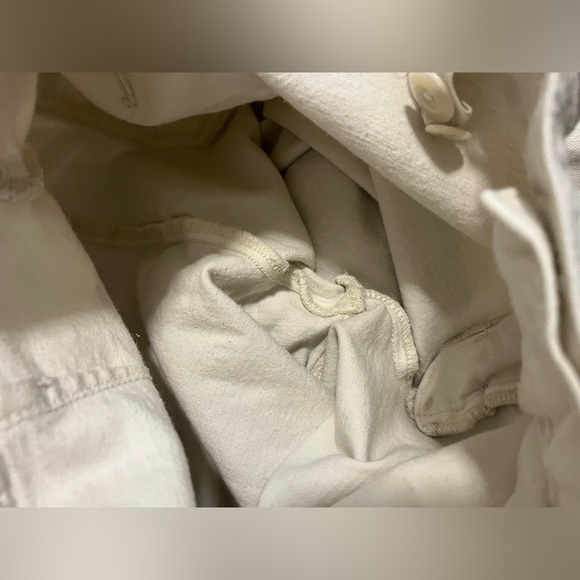 THE GREAT. Off-White Seafair Wide Leg Jeans 24 - Picture 6 of 10